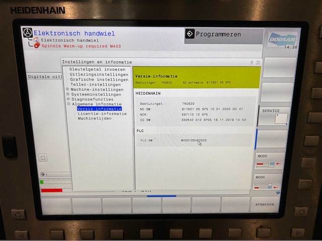 2020 doosan mynx 7500ii cnc universeel machinecentrum - afbeelding 20 van  22