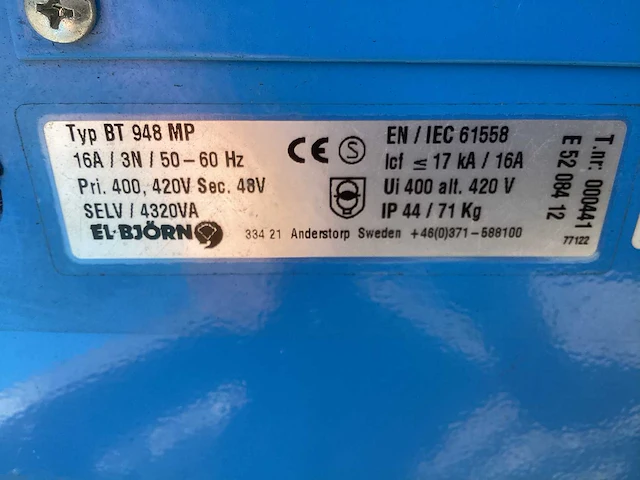 2020 el bjorn bt948mp & bt348 frequentieregelaar (2x) - afbeelding 3 van  3