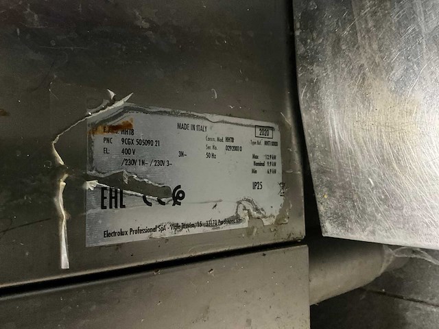 2020 electrolux professional / hakpro ht08 korvenvaatwasmachine - afbeelding 4 van  12