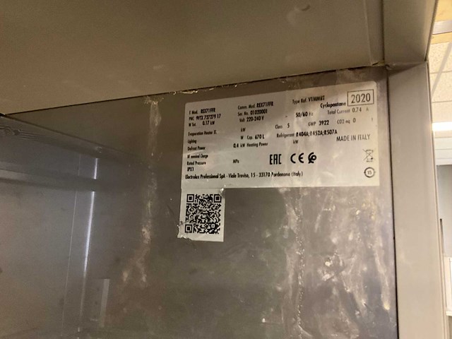2020 electrolux rex 71ffr remote vrieskast - afbeelding 8 van  8