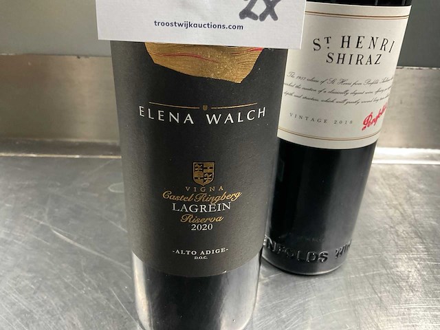 2020 elena walch, st. henri shiraz rode wijn (2x) - afbeelding 2 van  5