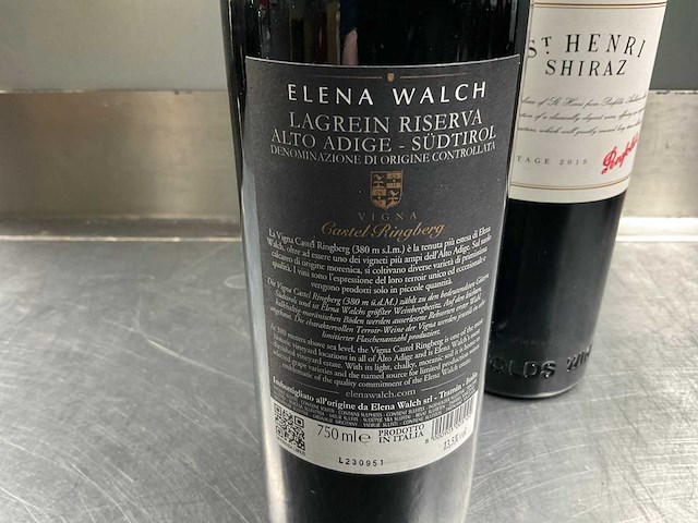 2020 elena walch, st. henri shiraz rode wijn (2x) - afbeelding 3 van  5