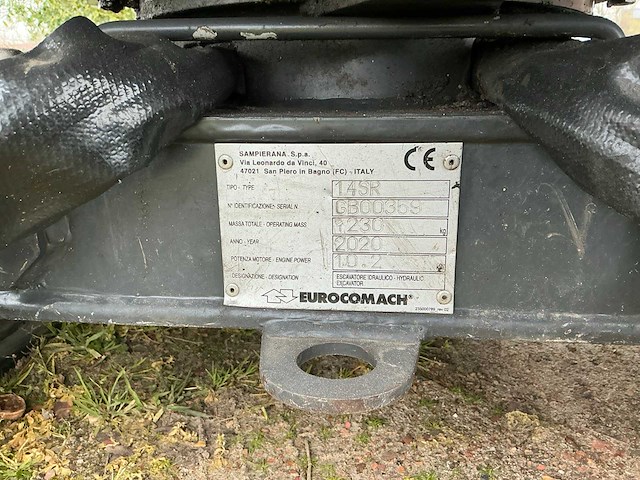 2020 euromach 14sr minigraafmachine - afbeelding 13 van  16