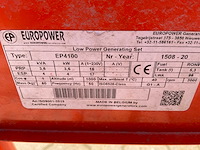 2020 europower ep4100 stroom aggregaat - afbeelding 9 van  9