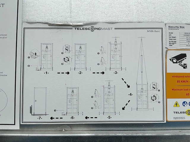 2020 febone msb6-basic lichtmast / dummy cameramast - afbeelding 2 van  9
