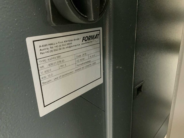 2020 format kappa 590 formaatcirkelzaagmachine - afbeelding 8 van  20