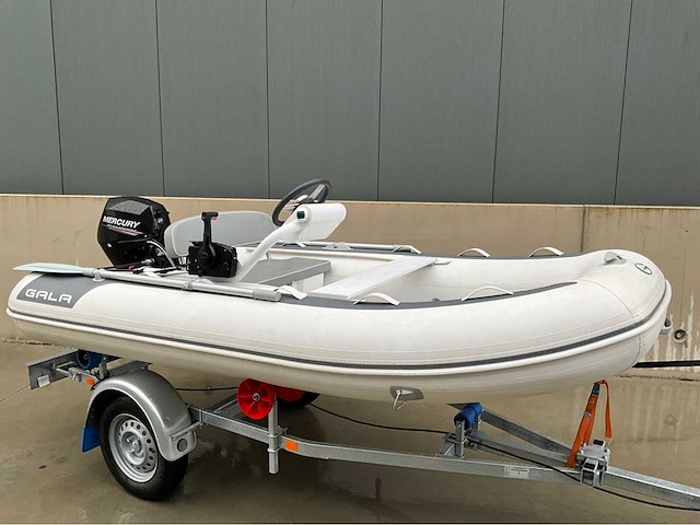 2020 gala a330 alu rib including mercury 15hp - afbeelding 11 van  19