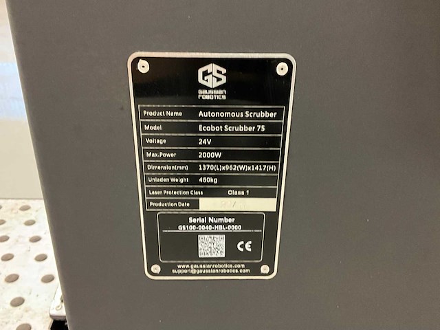 2020 gausium robotics ecobot scrubber 75 vloerreiniger - afbeelding 7 van  15