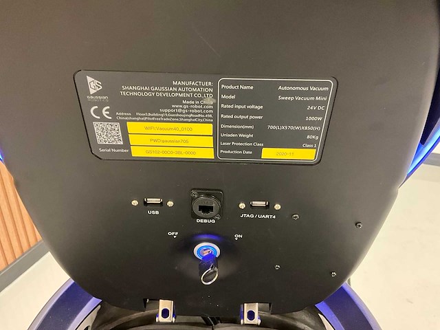 2020 gausium vacuüm 40 vloerreinigingsrobot - afbeelding 7 van  15