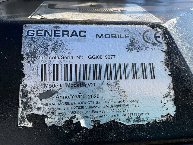 2020 generac v20 mobiele lichtmast - afbeelding 3 van  11