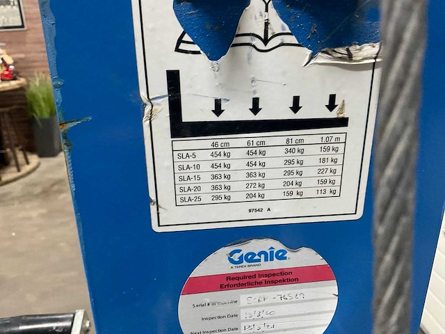 2020 genie sla 20 kanaallift - afbeelding 5 van  6