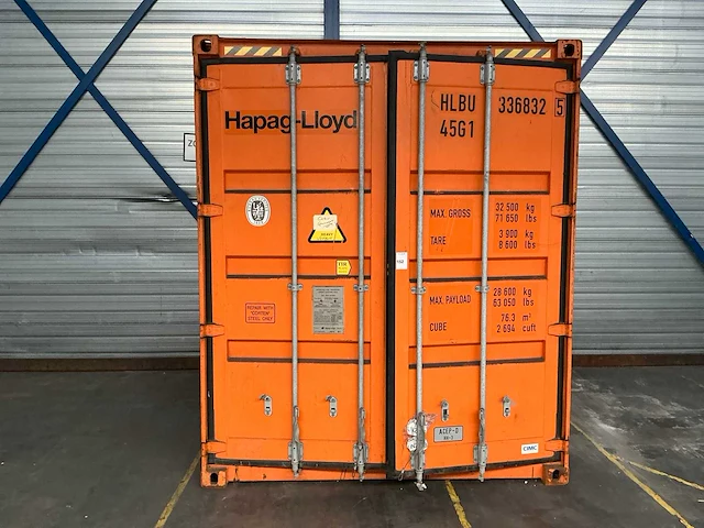2020 hapag-lloyd 10ft zeecontainer - afbeelding 8 van  8