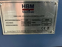 2020 hbm 100 filter afzuiginstallatie - afbeelding 4 van  4