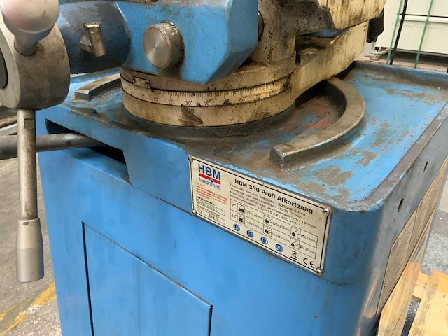 2020 hbm profi 350 afkortcirkelzaagmachine - afbeelding 5 van  6