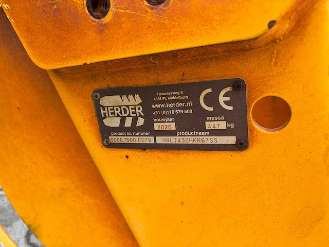 2020 herder mxz430 maaikorf - afbeelding 5 van  6
