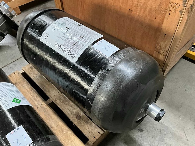 2020 hexagon purus 240286-003 koolstofvezel waterstof tank - afbeelding 2 van  5