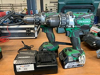 2020 hikoki ds 18dbl2 boormachine (2x) - afbeelding 1 van  4