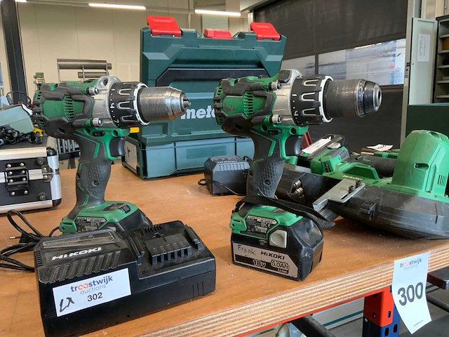 2020 hikoki ds 18dbl2 boormachine (2x) - afbeelding 4 van  4