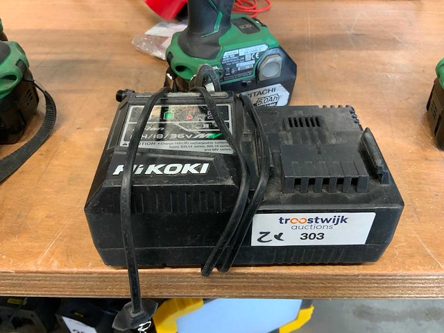 2020 hikoki ds 18dbl2 boormachine (2x) - afbeelding 6 van  7