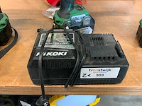 2020 hikoki ds 18dbl2 boormachine (2x) - afbeelding 6 van  7