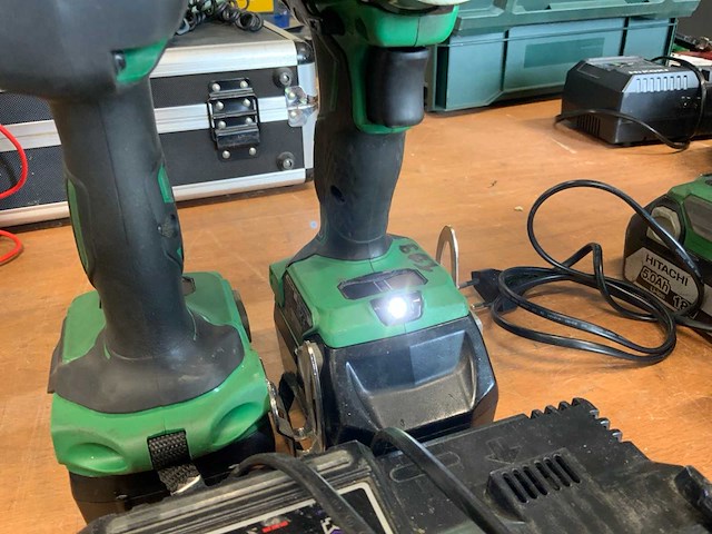 2020 hikoki ds 18dbl2 boormachine (2x) - afbeelding 7 van  7