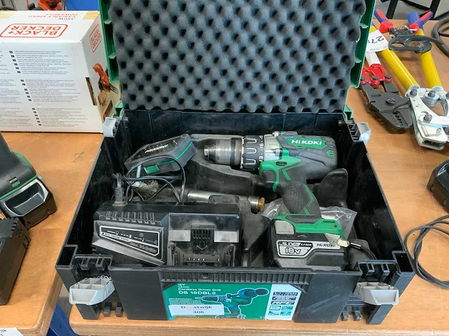 2020 hikoki ds 18dbl2 boormachine - afbeelding 2 van  7