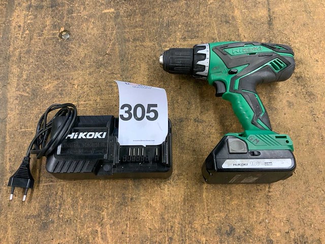 2020 hikoki ds 18djl accu schroefmachine 18v - afbeelding 1 van  5