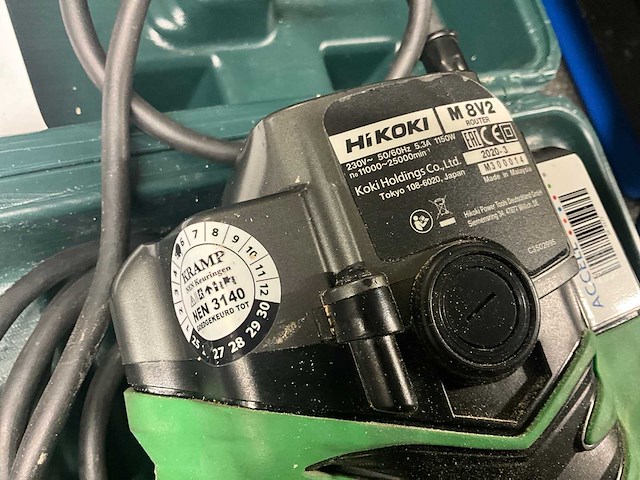 2020 hikoki m8v2 bovenfrees - afbeelding 5 van  5