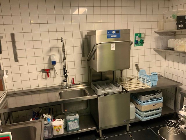 2020 hobart amxs-10b korvenvaatwasmachine - afbeelding 1 van  12