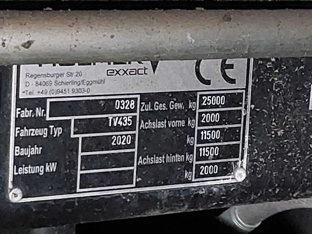 2020 holmer tv 435 zelfrijdende sleepvoetbemester - afbeelding 5 van  35