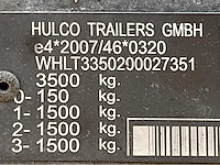 2020 hulco terrax-3 3502-lk multi transporter aanhangwagen - afbeelding 13 van  20