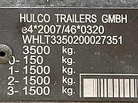2020 hulco terrax-3 3502-lk multi transporter aanhangwagen - afbeelding 20 van  20
