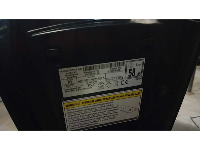 2020 husqvarna 430x robotmaaier - afbeelding 4 van  4