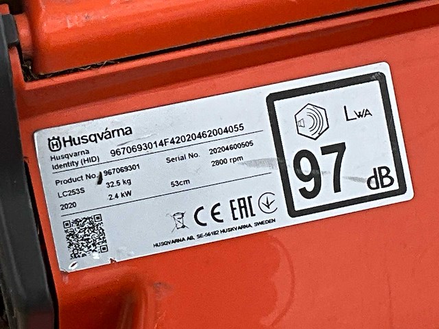 2020 husqvarna lc253s grasmaaier - afbeelding 4 van  12