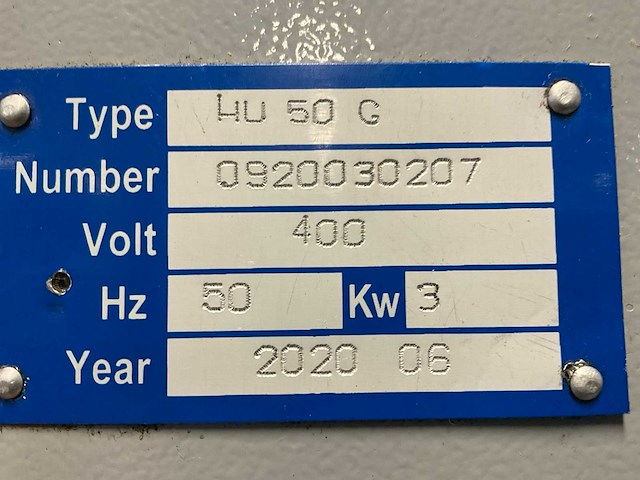 2020 huvema hu 50 g kolomboormachine - afbeelding 5 van  13