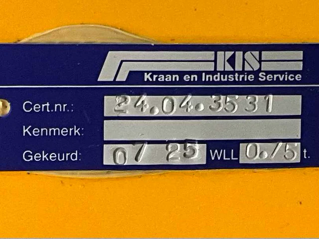 2020 i-lift lh075j werkplaatskraan met contragewicht - afbeelding 2 van  10