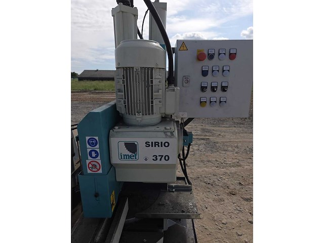 2020 imet sirio 370 af-nc cirkelzaagmachine metaal - afbeelding 6 van  7