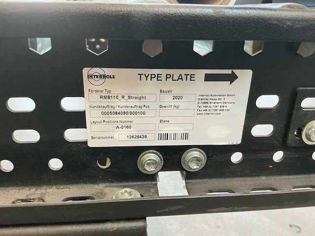 2020 interroll multicontrol diverter met rollenbanen (electrisch aangedreven) (4x) - afbeelding 11 van  17