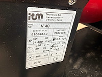 2020 itm italia / tecnolux srl v40 dieselgestookte heteluchtkanon - afbeelding 9 van  9