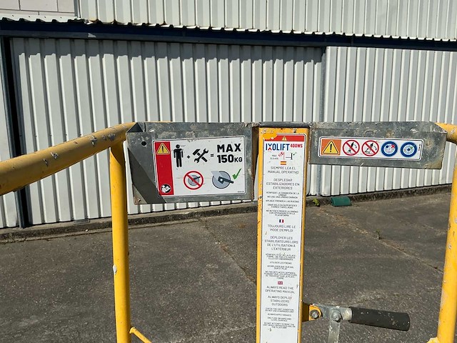 2020 ixolift 400ws ladderhoogwerker - afbeelding 8 van  16