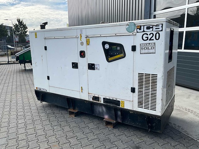 2020 jcb g1165qs stroomgenerator - afbeelding 1 van  18