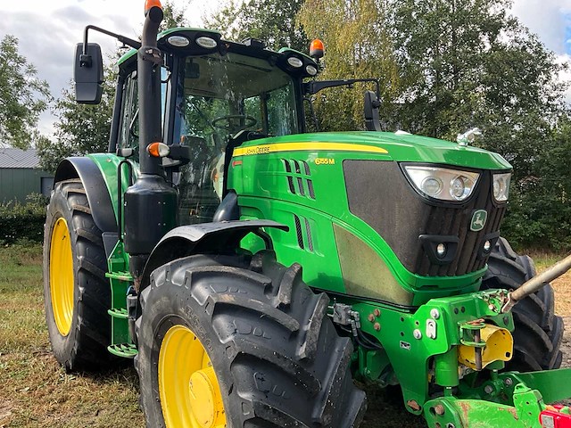 2020 john deere 6155m vierwielaangedreven landbouwtractor - afbeelding 4 van  44