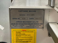 2020 jornen zh120 volautomatische kartonneermachine / verpakkingsmachines - afbeelding 18 van  18