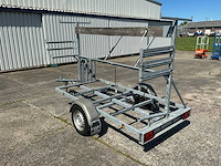 2020 kraay steigeraanhanger aanhangwagen + 2 steigerbokken - afbeelding 6 van  27
