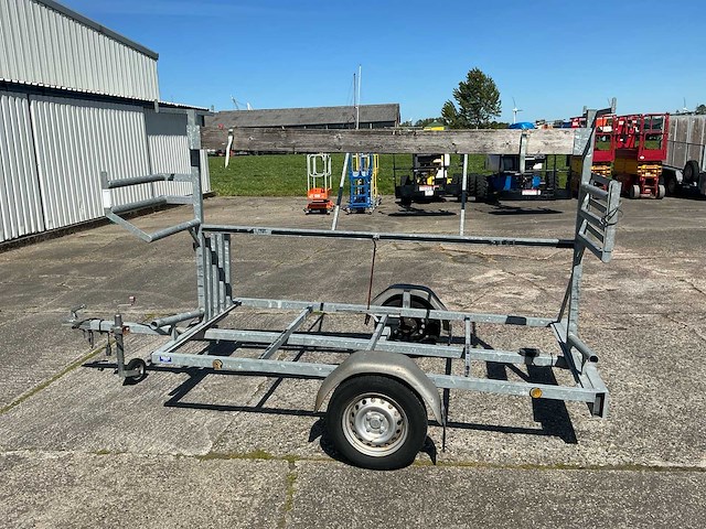 2020 kraay steigeraanhanger aanhangwagen + 2 steigerbokken - afbeelding 7 van  27