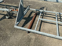 2020 kraay steigeraanhanger aanhangwagen + 2 steigerbokken - afbeelding 17 van  27