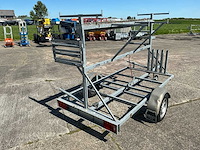 2020 kraay steigeraanhanger aanhangwagen + 2 steigerbokken - afbeelding 24 van  27