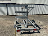 2020 kraay steigeraanhanger aanhangwagen + 2 steigerbokken - afbeelding 5 van  27