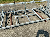 2020 kraay steigeraanhanger aanhangwagen + 2 steigerbokken - afbeelding 14 van  27