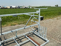2020 kraay steigeraanhanger aanhangwagen + 2 steigerbokken - afbeelding 15 van  27